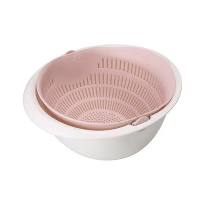 SpinFresh Double-Layer Veggie Basin
