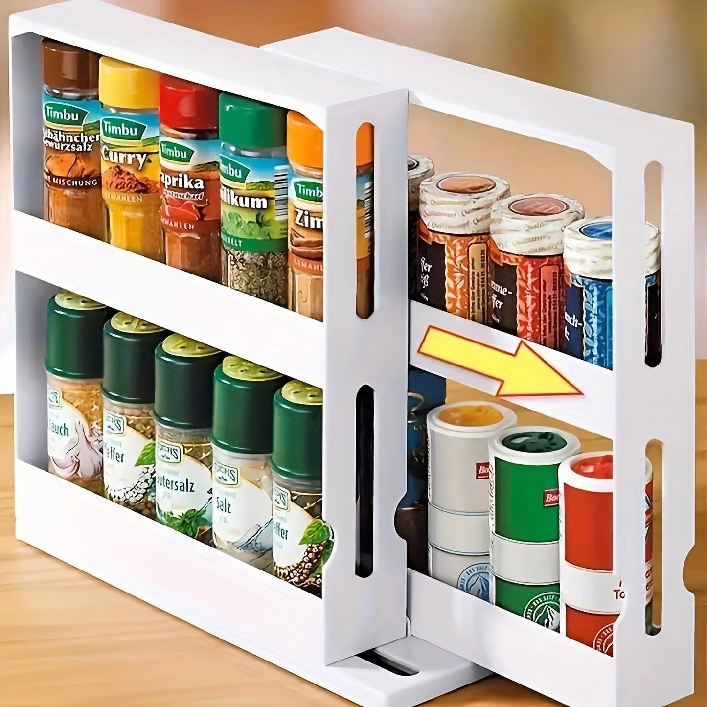 Lazy Susan Kitchen Organizer