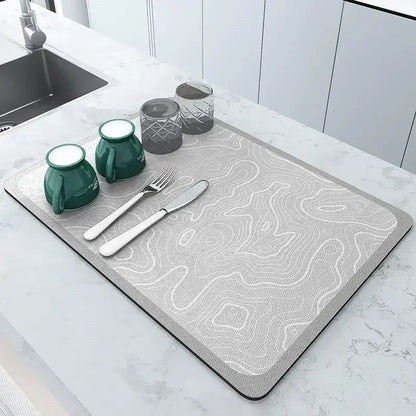 AquaSorb Quick-Dry Dish Mat