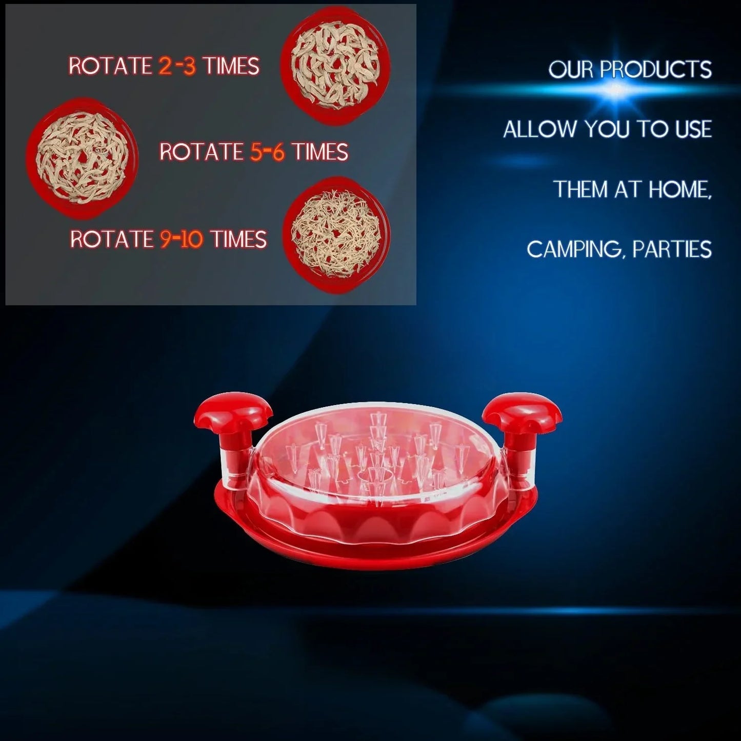 MeatMender 3-in-1 Chopper & Tenderizer